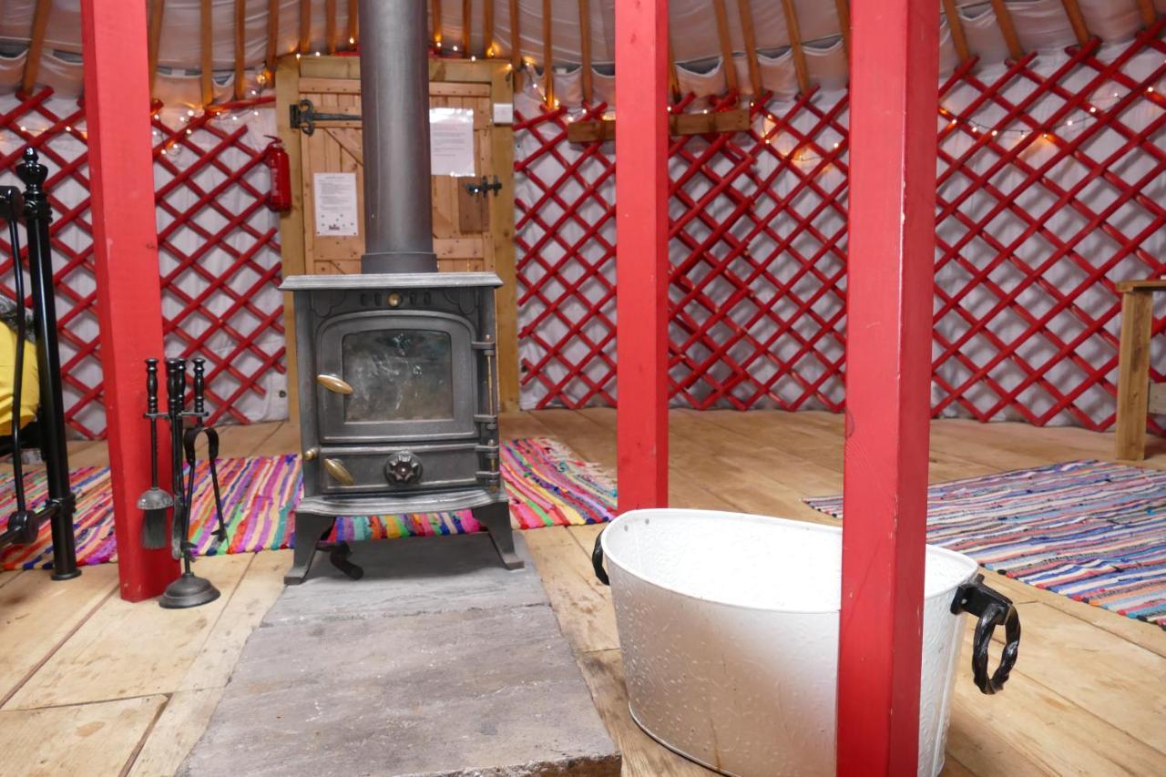 Alder Yurt Wych Elm Glamping Hotel Helston Buitenkant foto
