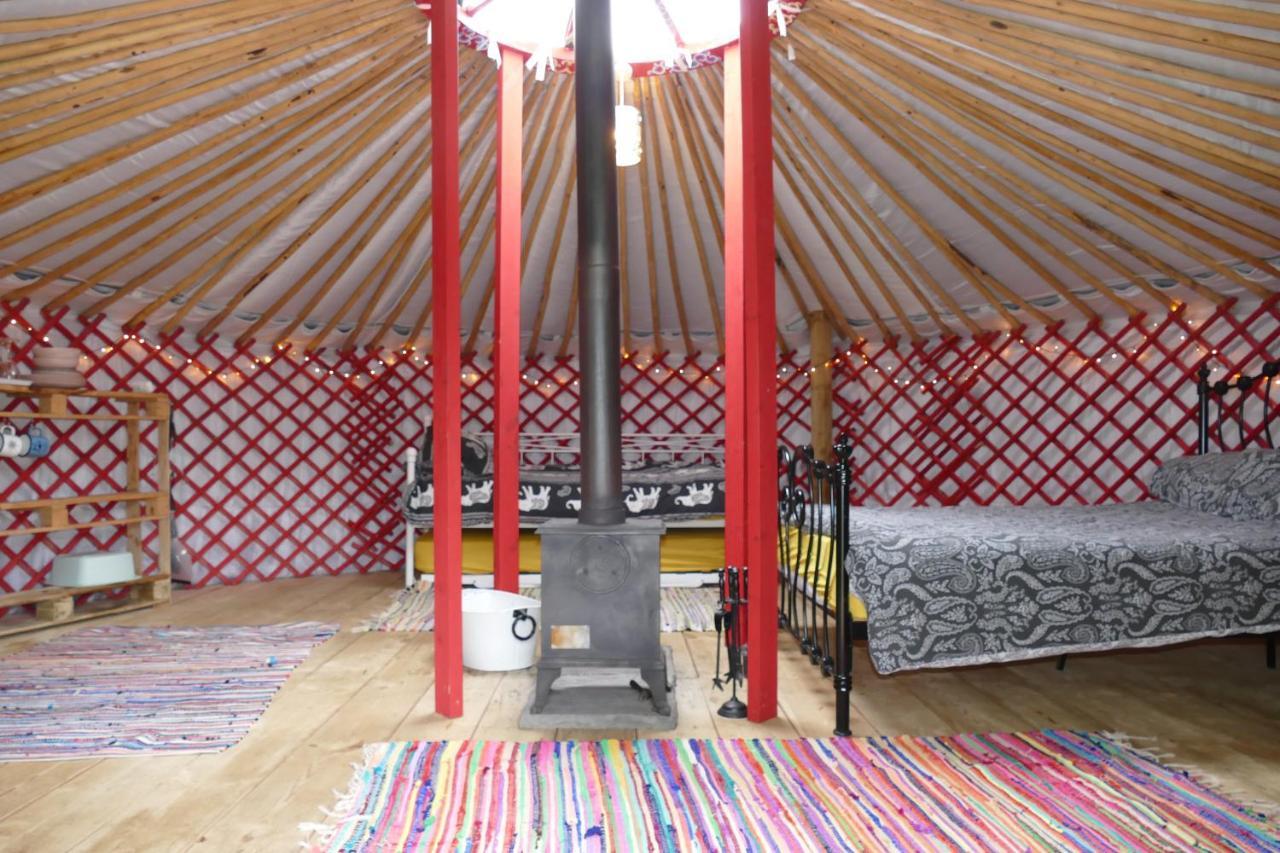 Alder Yurt Wych Elm Glamping Hotel Helston Buitenkant foto